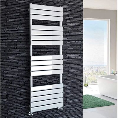 Ibathuk - Designer - 1600mm White - Heated Towel Rail Ibathuk - Designer - 1600mm White - Heated Towel Rail
