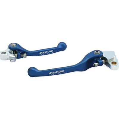 Ensemble de leviers forgés bleus RFX Race - Pièces moto - Publicité Ensemble de leviers forgés bleus RFX Race - Pièces moto - Publicité