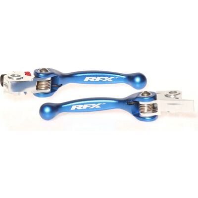 Ensemble de leviers flexibles forgés RFX Race - Bleu - Leviers de frein et d'embrayage - Publicité Ensemble de leviers flexibles forgés RFX Race - Bleu - Leviers de frein et d'embrayage - Publicité