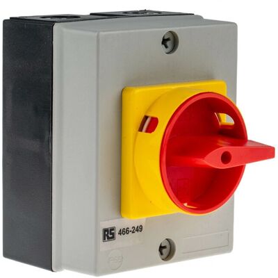 RS PRO Isolator-Schalter - 4P, 20A, 690V, IP65 RS PRO Isolator-Schalter - 4P, 20A, 690V, IP65