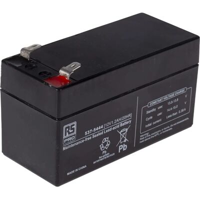 Batterie au plomb étanche RS PRO 12V 1.2Ah - Publicité Batterie au plomb étanche RS PRO 12V 1.2Ah - Publicité