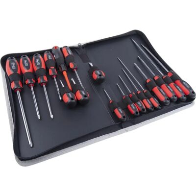 RS PRO Kompaktes 18-teiliger Schraubenzieher-Satz - Profi-Werkzeug RS PRO Kompaktes 18-teiliger Schraubenzieher-Satz - Profi-Werkzeug