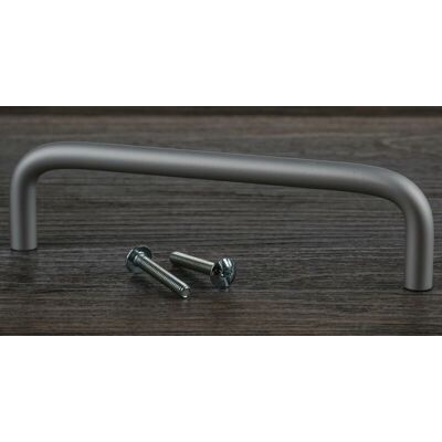RS PRO Silber Aluminium Griff - 120mm, 128mm x 34mm x 8mm - Griff RS PRO Silber Aluminium Griff - 120mm, 128mm x 34mm x 8mm - Griff