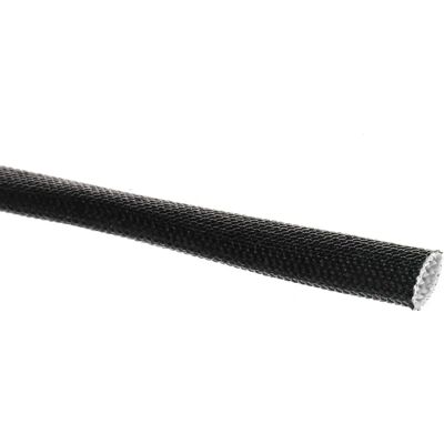 RS PRO Guaina in fibra di vetro - Nero - 4mm - 5m - Ignifugo RS PRO Guaina in fibra di vetro - Nero - 4mm - 5m - Ignifugo