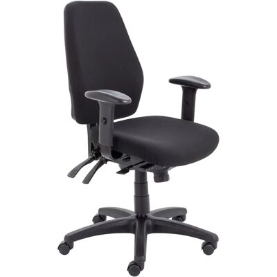Unbranded CH0905BK Black Office Chair - Supports 152kg - 24h Unbranded CH0905BK Black Office Chair - Supports 152kg - 24h