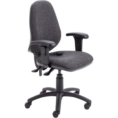Ashvale Grantham Lumbar Pump Office Chair - Charcoal Ashvale Grantham Lumbar Pump Office Chair - Charcoal