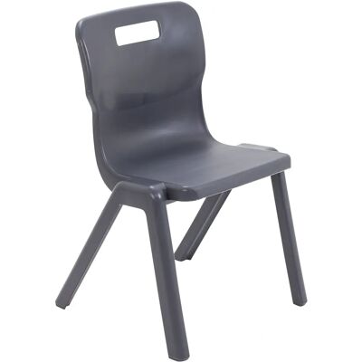 Titan T4-C Chair - 380mm Seat Height - Charcoal - Ergonomic Classroom Chair Titan T4-C Chair - 380mm Seat Height - Charcoal - Ergonomic Classroom Chair