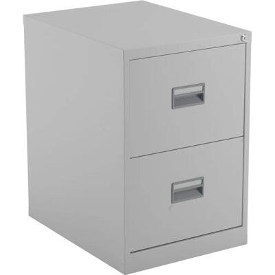 Ashvale TCS2FC-GR Steel Filing Cabinet - Grey Ashvale TCS2FC-GR Steel Filing Cabinet - Grey