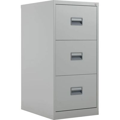 Ashvale TCS3FC-GR Steel 3 Drawer Filing Cabinet - Grey Ashvale TCS3FC-GR Steel 3 Drawer Filing Cabinet - Grey
