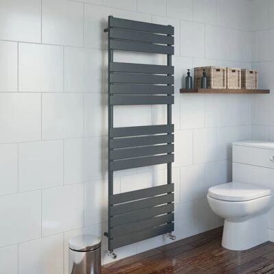 Radilux 1600x600mm Anthracite Modern Bathroom Flat Panel Heated Towel Rail - Heating Radilux 1600x600mm Anthracite Modern Bathroom Flat Panel Heated Towel Rail - Heating