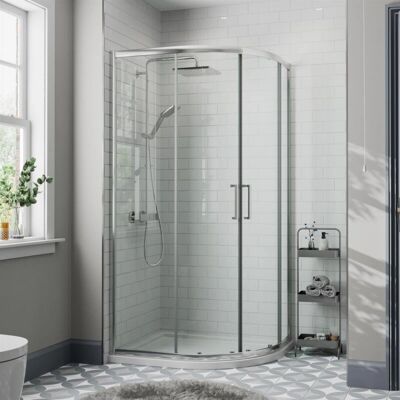 Diamond - 900x760 Right Hand Offset Quadrant - 8mm Safety Glass Diamond - 900x760 Right Hand Offset Quadrant - 8mm Safety Glass