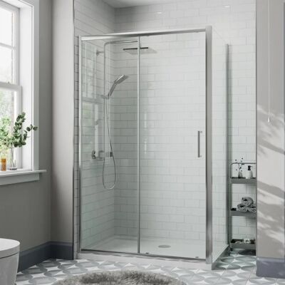 Diamond - 1100x760 Sliding Door - Side Panel - 8mm - Shower Enclosure Diamond - 1100x760 Sliding Door - Side Panel - 8mm - Shower Enclosure