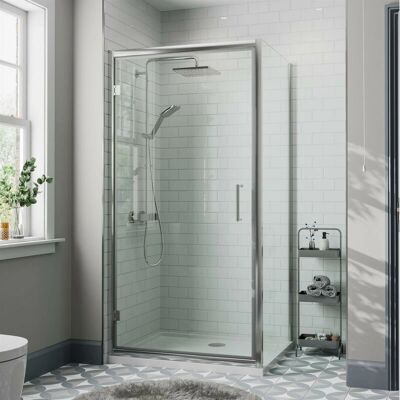 Diamond - 900x700mm Framed Hinged Shower Enclosure Diamond - 900x700mm Framed Hinged Shower Enclosure
