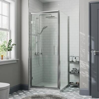 Diamond 900 X 900mm Framed Hinged Shower Enclosure Door Side Panel Walk-In - Shower Enclosure Diamond 900 X 900mm Framed Hinged Shower Enclosure Door Side Panel Walk-In - Shower Enclosure