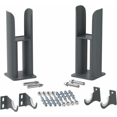 Duratherm Duratherm Radiator Supports - Anthracite Finish - Radiator Accessories Duratherm Duratherm Radiator Supports - Anthracite Finish - Radiator Accessories