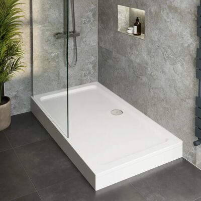 Hydrolux Model 1200x700mm Rectangular Shower Tray - Shower Tray Hydrolux Model 1200x700mm Rectangular Shower Tray - Shower Tray