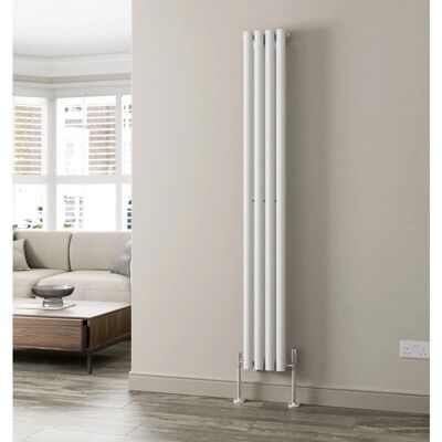 Radilux 1800 X 240mm White Vertical Oval Tube Radiator - 3 Tubes Radilux 1800 X 240mm White Vertical Oval Tube Radiator - 3 Tubes