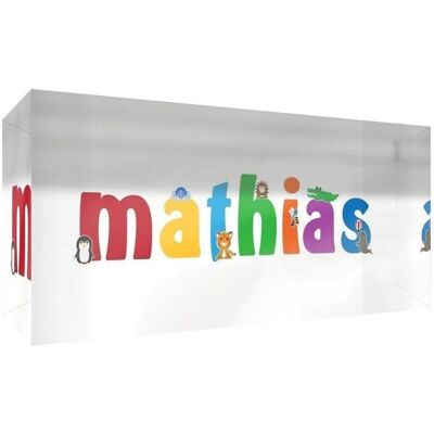 Little Helper Mathias - Personalizowany prezent dla dziecka - 5x15x2 cm Little Helper Mathias - Personalizowany prezent dla dziecka - 5x15x2 cm