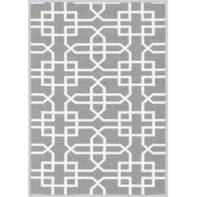 Serdim Rugs - Runner 67x220 cm - Grey-Cream - Door Mat Serdim Rugs - Runner 67x220 cm - Grey-Cream - Door Mat