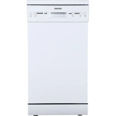 electriQ Slimline Freestanding Dishwasher - White - Dishwasher electriQ Slimline Freestanding Dishwasher - White - Dishwasher
