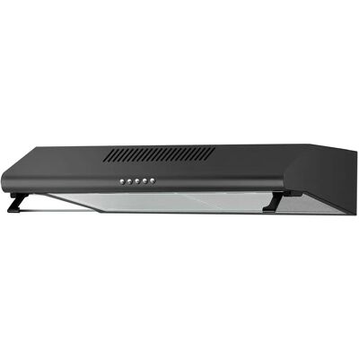 electriQ - Visor 60cm - Black - Cooker Hood electriQ - Visor 60cm - Black - Cooker Hood