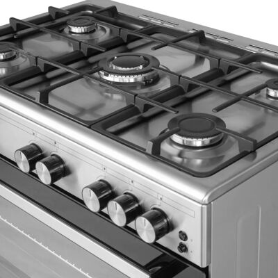 electriQ - 90cm Gas Single Oven Range Cooker - Cooker electriQ - 90cm Gas Single Oven Range Cooker - Cooker