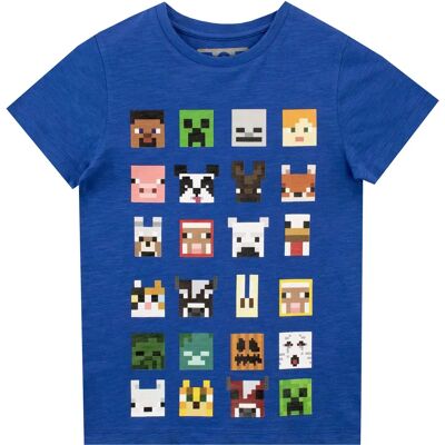 Minecraft Pixelated Character Gaming T-Shirt - Kids 10-11 Years Minecraft Pixelated Character Gaming T-Shirt - Kids 10-11 Years