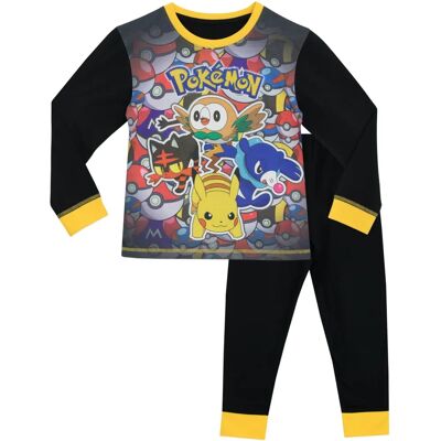 Pijama Pokémon Unissex Infantil Pikachu Litten Rowlet Popplio - 9-10 Anos Pijama Pokémon Unissex Infantil Pikachu Litten Rowlet Popplio - 9-10 Anos