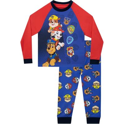 Pyjamas à manches longues Paw Patrol Marshall, Rubble et Chase - Pyjamas - Publicité Pyjamas à manches longues Paw Patrol Marshall, Rubble et Chase - Pyjamas - Publicité