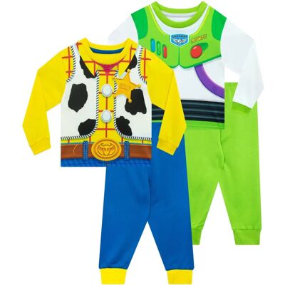 Disney Buzz Lightyear and Woody 2 Pack Toy Story Pyjamas - Pyjamas Disney Buzz Lightyear and Woody 2 Pack Toy Story Pyjamas - Pyjamas