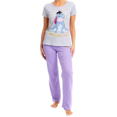 Disney Winnie The Pooh Eeyore Pyjamas - Girls' Purple Nightwear Disney Winnie The Pooh Eeyore Pyjamas - Girls' Purple Nightwear