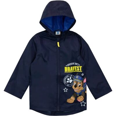 Paw Patrol Chase Trabalho em Equipe Salva o Dia - Capa de Chuva Paw Patrol Chase Trabalho em Equipe Salva o Dia - Capa de Chuva