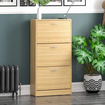 Vida Designs - Home Discount - Pine - 3-Drawer - Shoe Cabinet Vida Designs - Home Discount - Pine - 3-Drawer - Shoe Cabinet