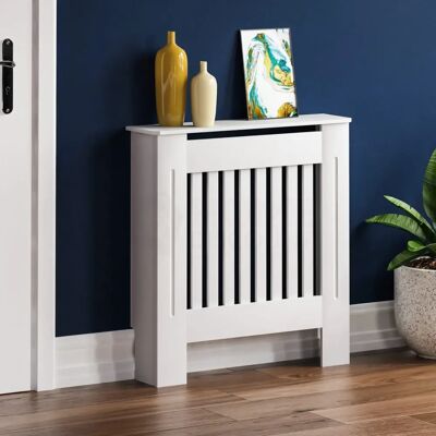 Vida Designs Chelsea Protection pour radiateur - Blanc, 82cm H, 78cm B - Protection de radiateur Vida Designs Chelsea Protection pour radiateur - Blanc, 82cm H, 78cm B - Protection de radiateur