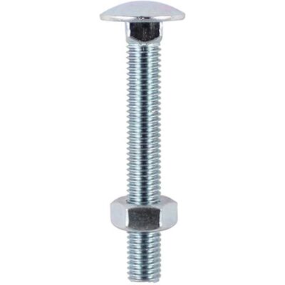 Timco Bullone Carro Testa a Cupola M12x250mm Argento Timco Bullone Carro Testa a Cupola M12x250mm Argento