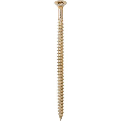 Timco 5.0 x 120mm yellow wood screw - wood screw Timco 5.0 x 120mm yellow wood screw - wood screw