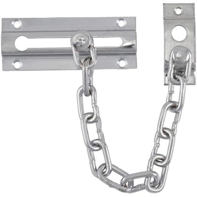 TIMCO - Door Chain Security Lock - Cromo lucido - 85mm - Door Chain Lock TIMCO - Door Chain Security Lock - Cromo lucido - 85mm - Door Chain Lock