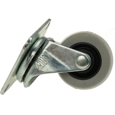 Roue pivotante RS PRO, Ø 41mm, 16kg, sans frein Roue pivotante RS PRO, Ø 41mm, 16kg, sans frein