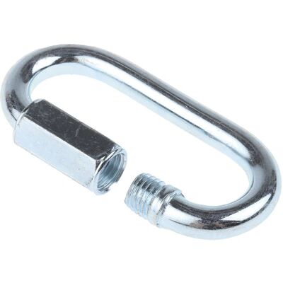 RS PRO Zinkbeschichteter Stahlkettenglied - 6mm x 57mm - Kettenglied RS PRO Zinkbeschichteter Stahlkettenglied - 6mm x 57mm - Kettenglied