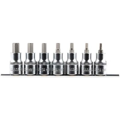 RS PRO 7-tlg. Steckschlüssel-Set aus Chrom-Vanadium-Stahl - 1/2 Zoll RS PRO 7-tlg. Steckschlüssel-Set aus Chrom-Vanadium-Stahl - 1/2 Zoll