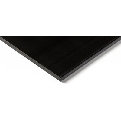 RS PRO Lámina de plástico, Negro, 500mm x 300mm x 8mm RS PRO Lámina de plástico, Negro, 500mm x 300mm x 8mm
