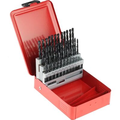 RS PRO Bohrerset - 51 Teile - 1mm bis 6mm - HSS Spiralbohrer RS PRO Bohrerset - 51 Teile - 1mm bis 6mm - HSS Spiralbohrer