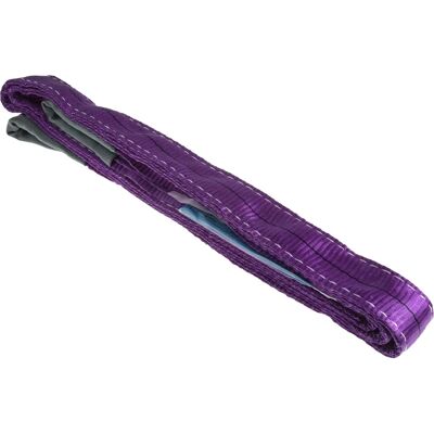 RS PRO Lila Imbracatura di Sollevamento - Cinghia Piana - 1t, 3m, Violett RS PRO Lila Imbracatura di Sollevamento - Cinghia Piana - 1t, 3m, Violett