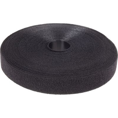 RS Pro Klettband - 20mm x 10m, Schwarz RS Pro Klettband - 20mm x 10m, Schwarz