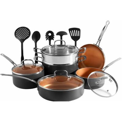 Vonshef 11-Piece Pots & Pans - Utensils - Cookware Vonshef 11-Piece Pots & Pans - Utensils - Cookware