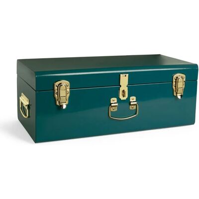 Beautify - Teal Trunk - Stainless Steel - Storage Trunk Beautify - Teal Trunk - Stainless Steel - Storage Trunk