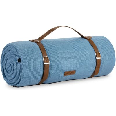Vonshef - Blue - 10-person - Herringbone Picnic blanket Vonshef - Blue - 10-person - Herringbone Picnic blanket