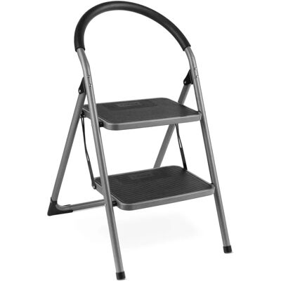 Vonhaus 2 Step Ladder - Anti Slip Feet & Foldable Home Ladder Vonhaus 2 Step Ladder - Anti Slip Feet & Foldable Home Ladder