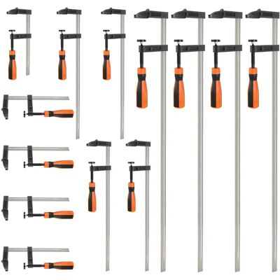 Vonhaus - Quick-Grip 13pcs - F Clamp - Clamp set Vonhaus - Quick-Grip 13pcs - F Clamp - Clamp set