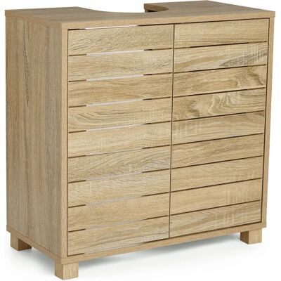 Vonhaus - Under Sink - Oak Wood Effect - Bathroom Cabinet Vonhaus - Under Sink - Oak Wood Effect - Bathroom Cabinet
